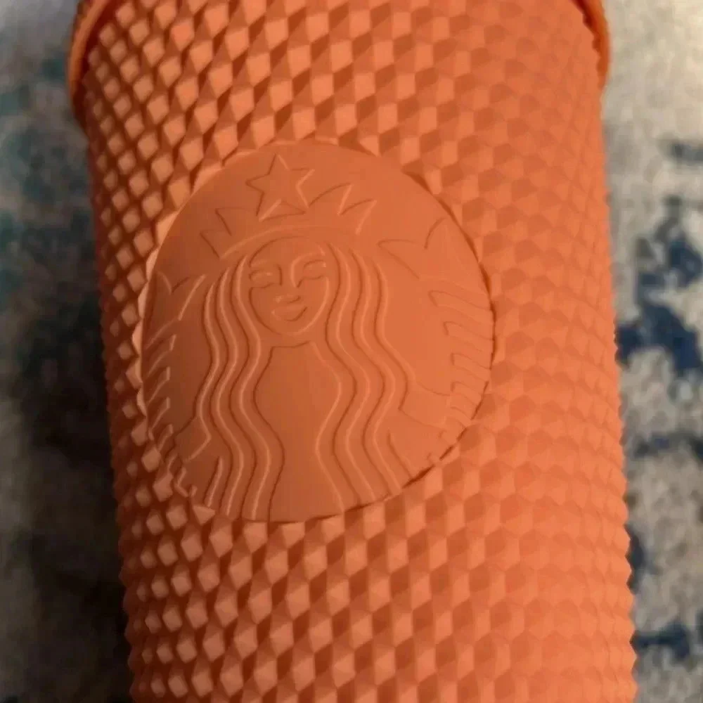 Starbucks Thailand Exclusive Peach Orange‎ Studded Tumbler 16oz